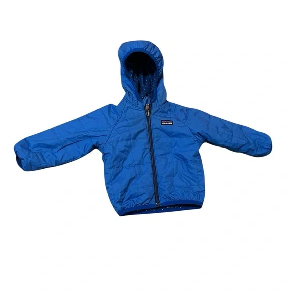 Patagonia Nano Puffer Hooded Down Reversible 2-in-1 Kids Weather Zip Up Jacket